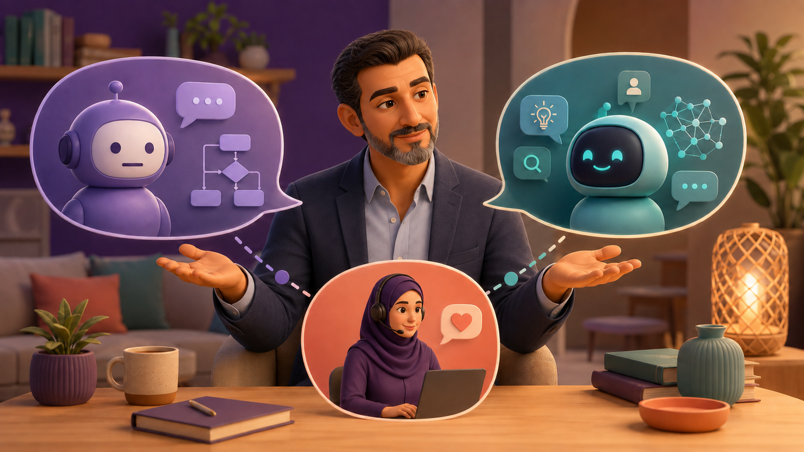 Chatbot ولا AI Agent؟ إمتى كل واحد ينفع في خدمة العملاء؟