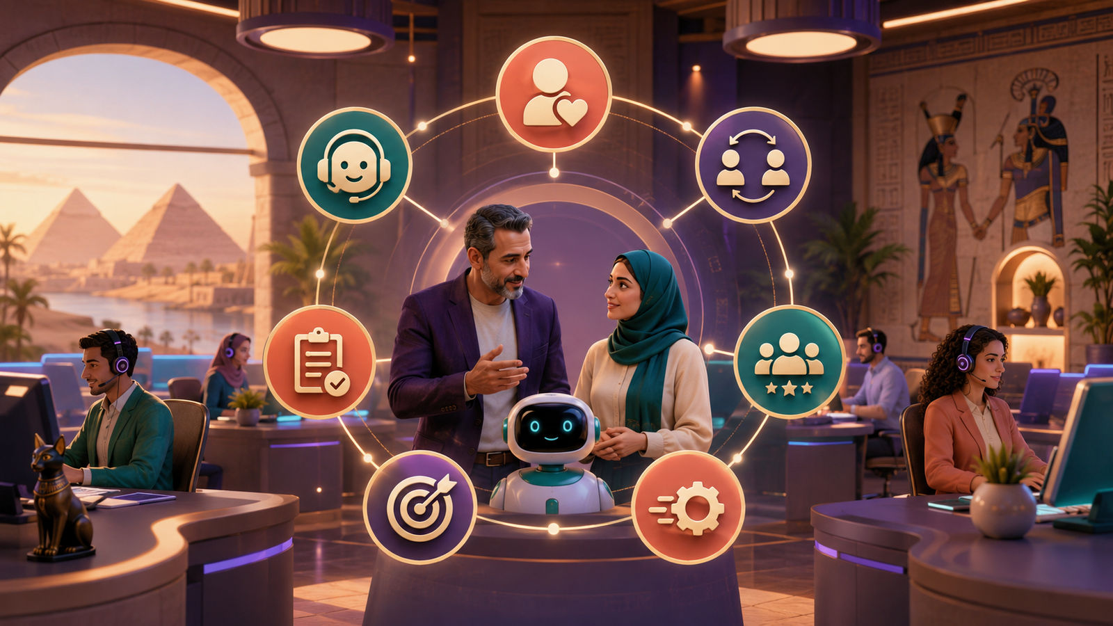 7 أرقام لازم تتابعها في Human + AI Contact Center